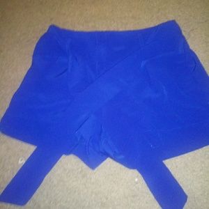 Blue shorts